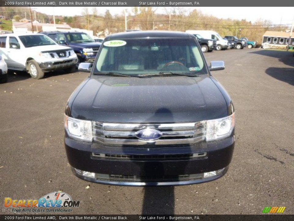 2009 Ford Flex Limited AWD Dark Ink Blue Metallic / Charcoal Black Photo #2