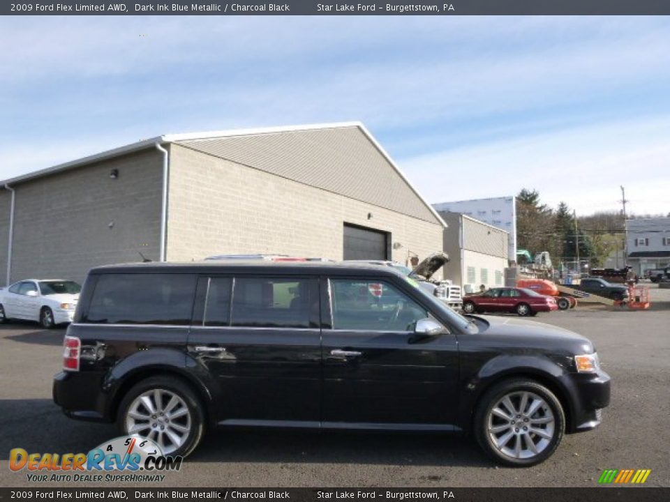 2009 Ford Flex Limited AWD Dark Ink Blue Metallic / Charcoal Black Photo #4