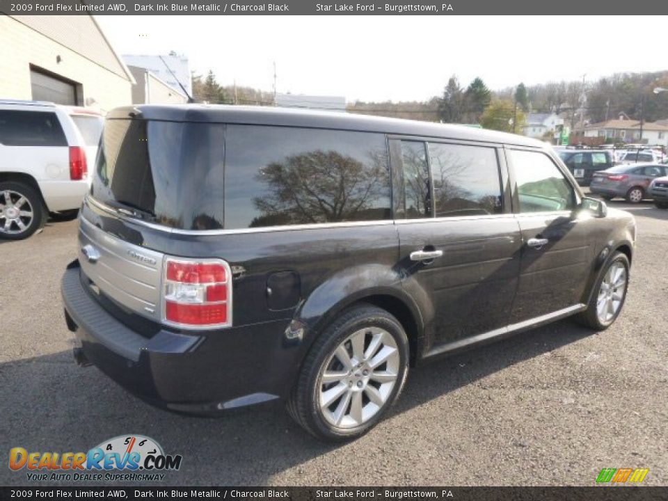 2009 Ford Flex Limited AWD Dark Ink Blue Metallic / Charcoal Black Photo #5