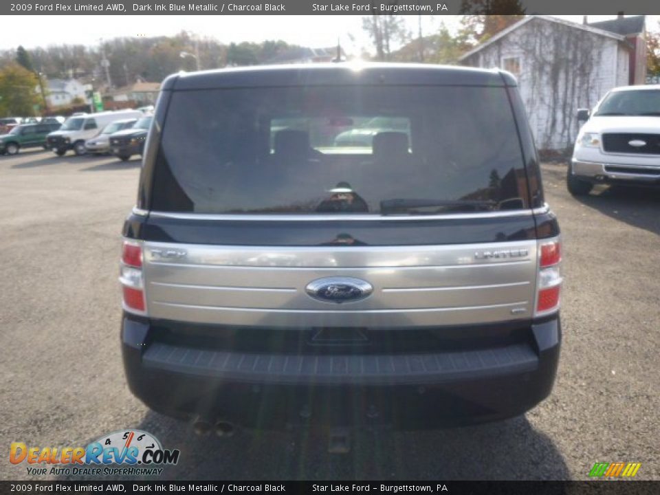 2009 Ford Flex Limited AWD Dark Ink Blue Metallic / Charcoal Black Photo #6