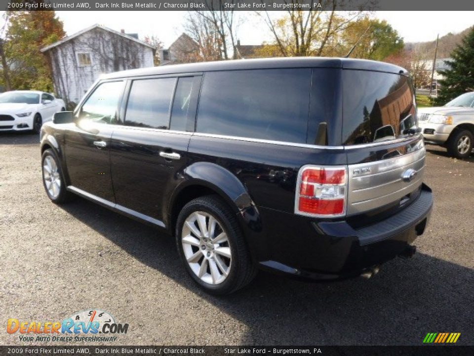 2009 Ford Flex Limited AWD Dark Ink Blue Metallic / Charcoal Black Photo #7