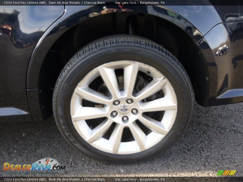 2009 Ford Flex Limited AWD Dark Ink Blue Metallic / Charcoal Black Photo #9