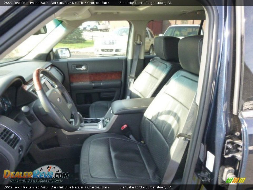2009 Ford Flex Limited AWD Dark Ink Blue Metallic / Charcoal Black Photo #10