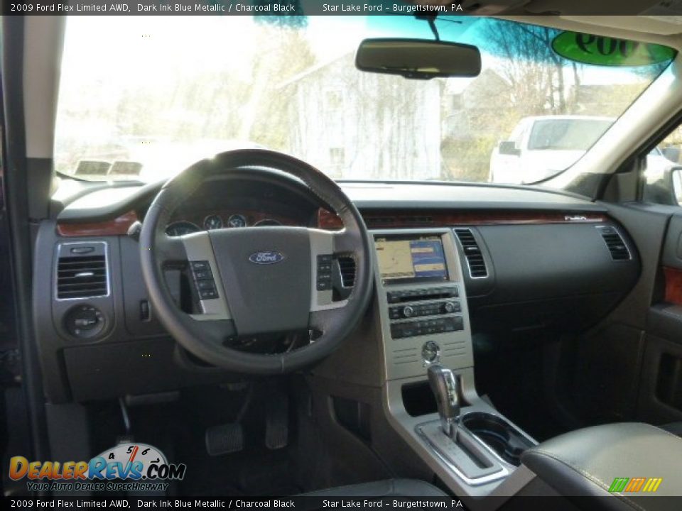 2009 Ford Flex Limited AWD Dark Ink Blue Metallic / Charcoal Black Photo #13