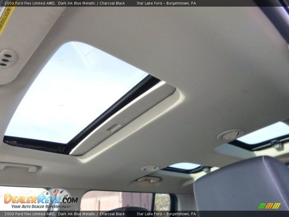 2009 Ford Flex Limited AWD Dark Ink Blue Metallic / Charcoal Black Photo #14