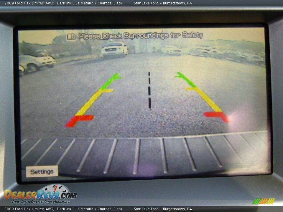 2009 Ford Flex Limited AWD Dark Ink Blue Metallic / Charcoal Black Photo #16