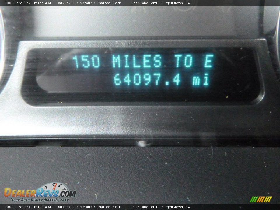 2009 Ford Flex Limited AWD Dark Ink Blue Metallic / Charcoal Black Photo #19