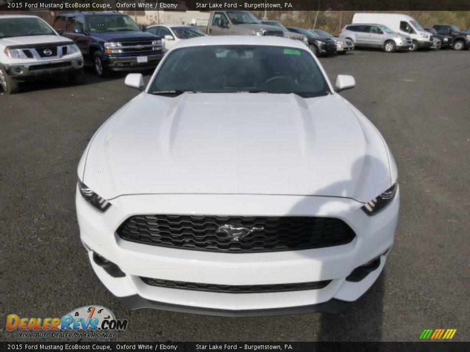 Oxford White 2015 Ford Mustang EcoBoost Coupe Photo #2