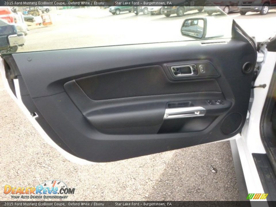 Door Panel of 2015 Ford Mustang EcoBoost Coupe Photo #13