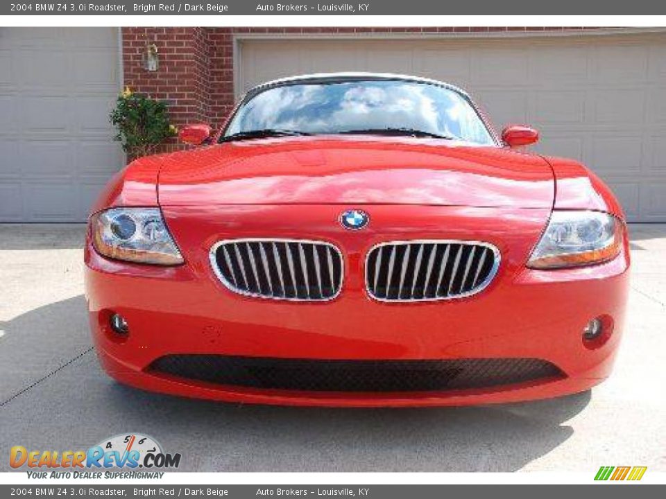 2004 BMW Z4 3.0i Roadster Bright Red / Dark Beige Photo #5
