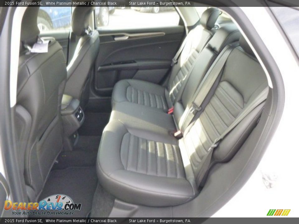 Rear Seat of 2015 Ford Fusion SE Photo #12