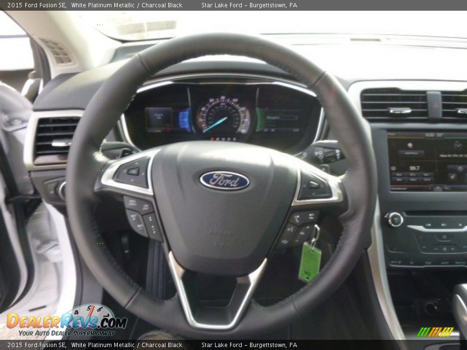 2015 Ford Fusion SE Steering Wheel Photo #18