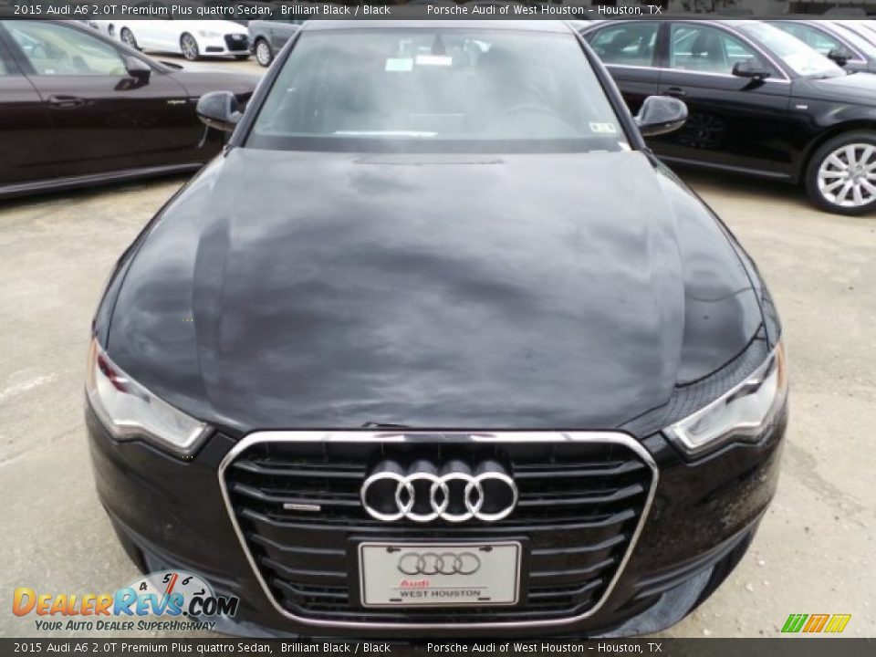 2015 Audi A6 2.0T Premium Plus quattro Sedan Brilliant Black / Black Photo #2