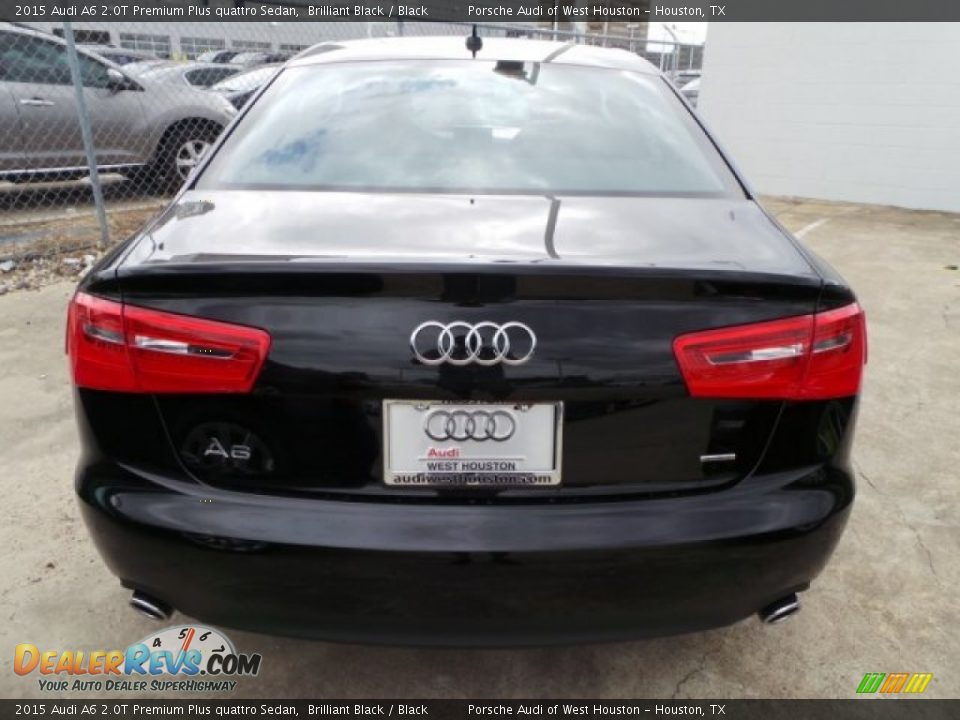 2015 Audi A6 2.0T Premium Plus quattro Sedan Brilliant Black / Black Photo #5
