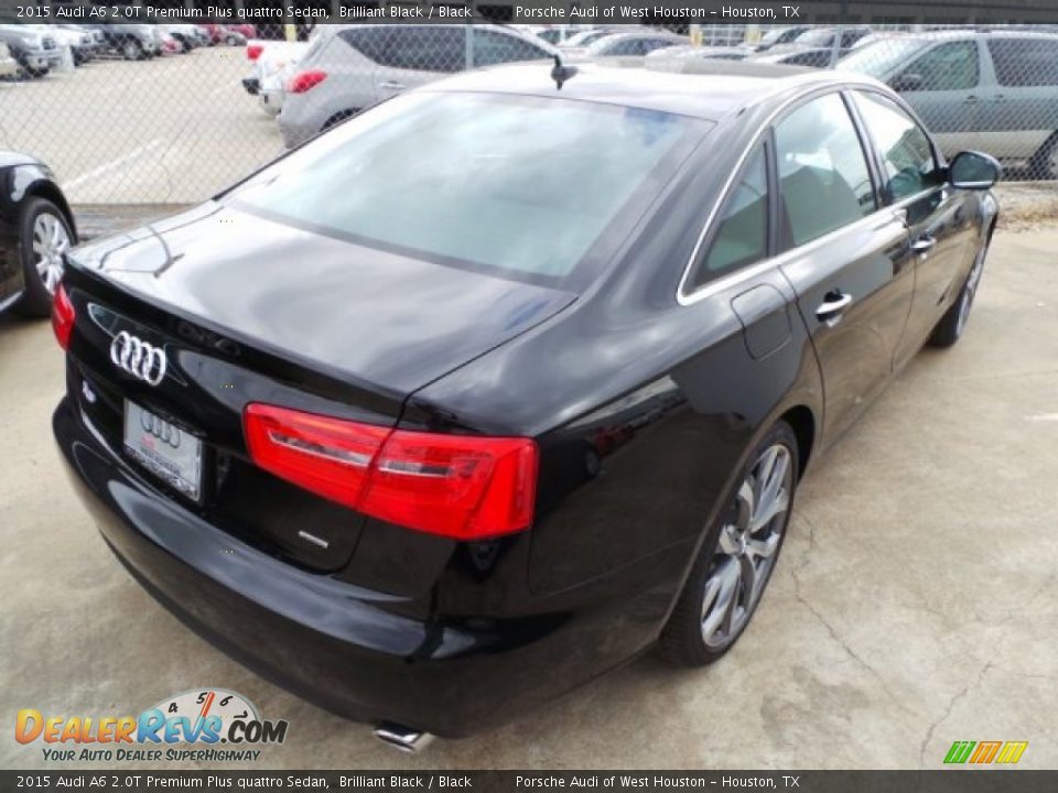 2015 Audi A6 2.0T Premium Plus quattro Sedan Brilliant Black / Black Photo #6