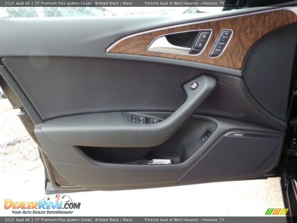 2015 Audi A6 2.0T Premium Plus quattro Sedan Brilliant Black / Black Photo #9