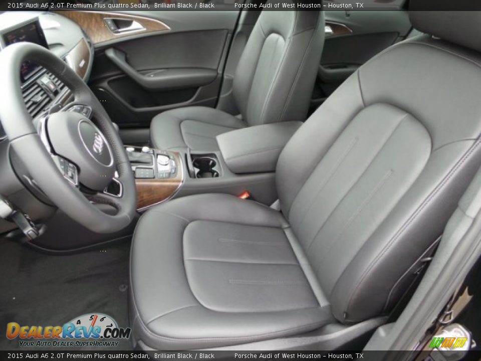 2015 Audi A6 2.0T Premium Plus quattro Sedan Brilliant Black / Black Photo #13
