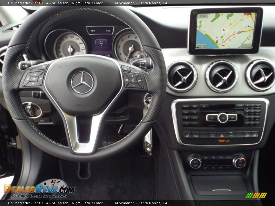 2015 Mercedes-Benz GLA 250 4Matic Night Black / Black Photo #9