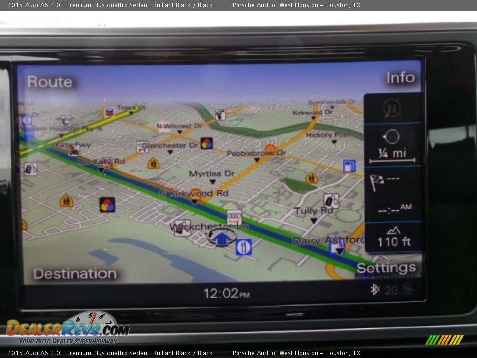 2015 Audi A6 2.0T Premium Plus quattro Sedan Brilliant Black / Black Photo #19