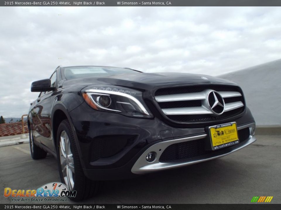 2015 Mercedes-Benz GLA 250 4Matic Night Black / Black Photo #11