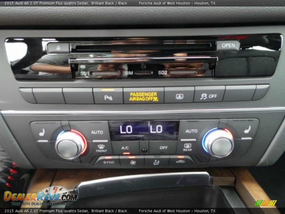 2015 Audi A6 2.0T Premium Plus quattro Sedan Brilliant Black / Black Photo #22