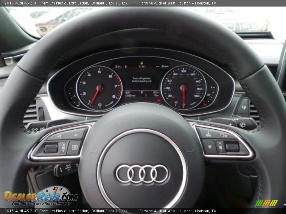 2015 Audi A6 2.0T Premium Plus quattro Sedan Brilliant Black / Black Photo #25