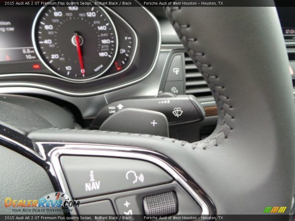 2015 Audi A6 2.0T Premium Plus quattro Sedan Brilliant Black / Black Photo #26