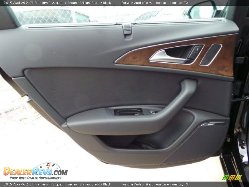 2015 Audi A6 2.0T Premium Plus quattro Sedan Brilliant Black / Black Photo #28