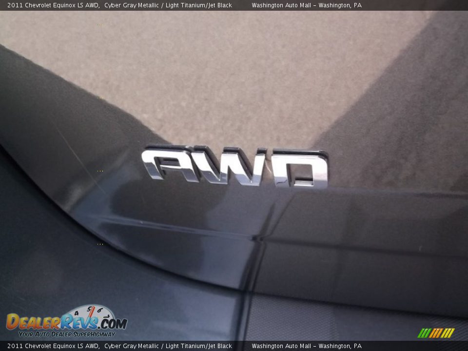 2011 Chevrolet Equinox LS AWD Cyber Gray Metallic / Light Titanium/Jet Black Photo #9