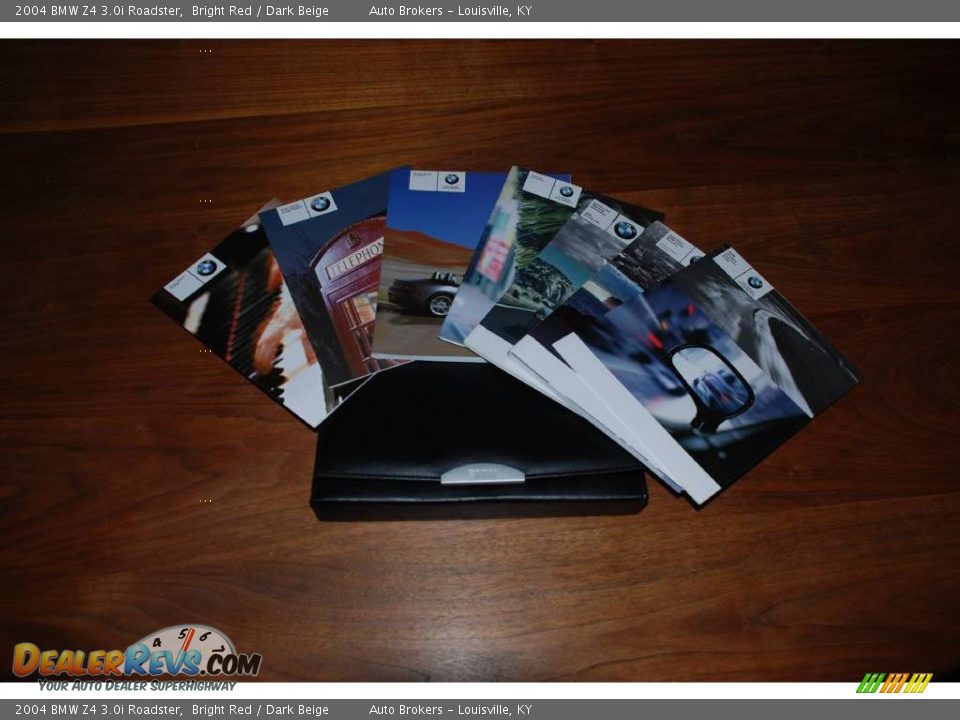 2004 BMW Z4 3.0i Roadster Bright Red / Dark Beige Photo #23