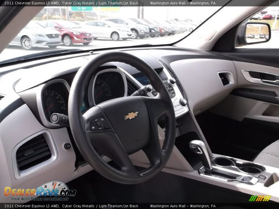 2011 Chevrolet Equinox LS AWD Cyber Gray Metallic / Light Titanium/Jet Black Photo #10