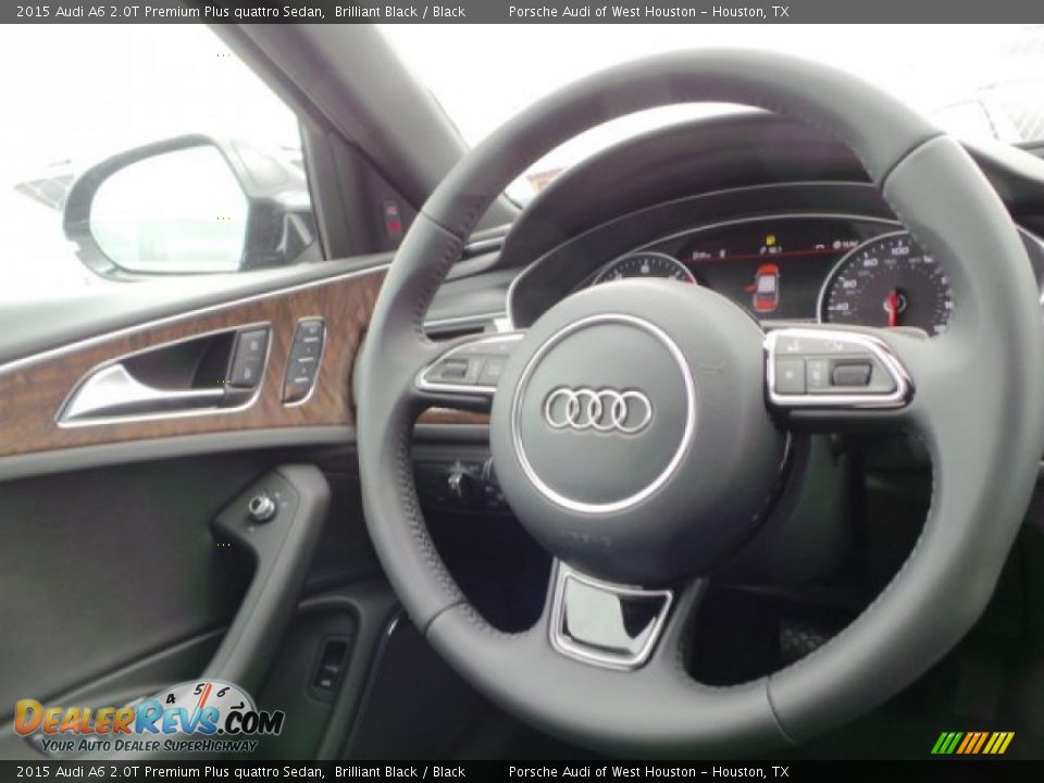 2015 Audi A6 2.0T Premium Plus quattro Sedan Brilliant Black / Black Photo #32