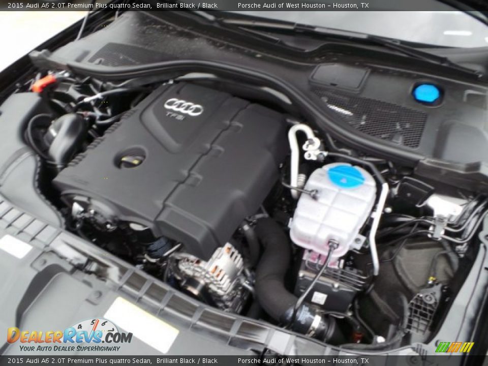 2015 Audi A6 2.0T Premium Plus quattro Sedan Brilliant Black / Black Photo #35