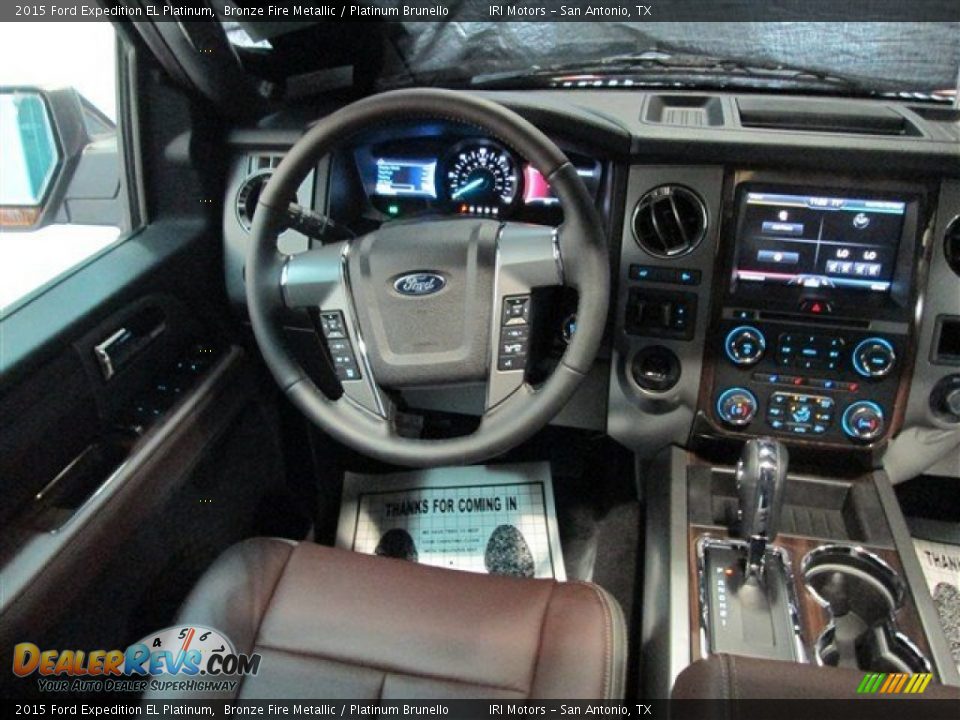 Dashboard of 2015 Ford Expedition EL Platinum Photo #16