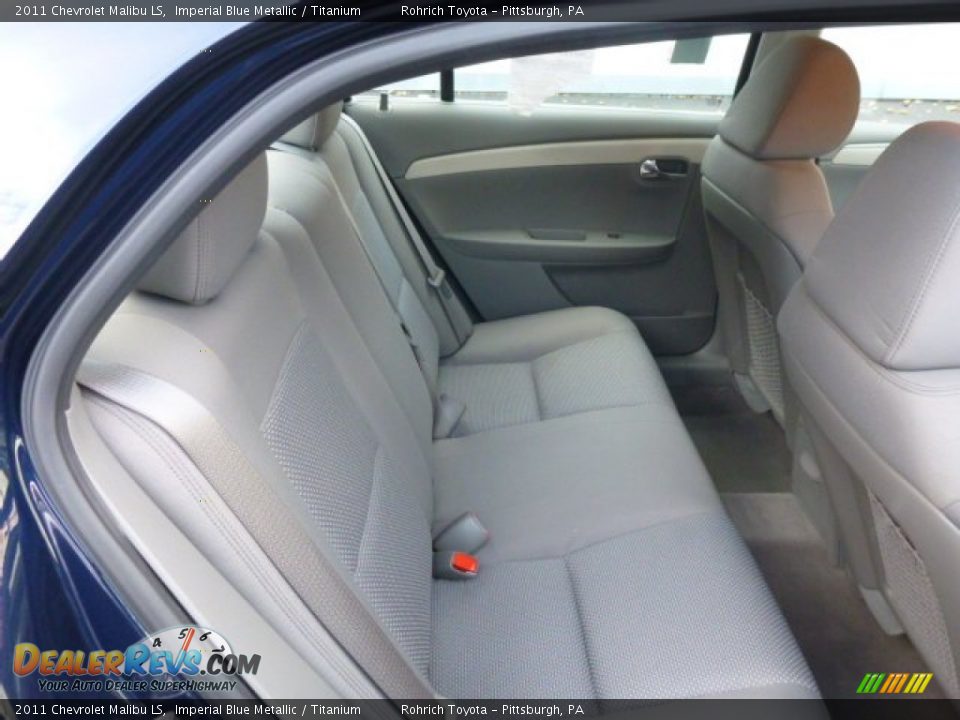 2011 Chevrolet Malibu LS Imperial Blue Metallic / Titanium Photo #14