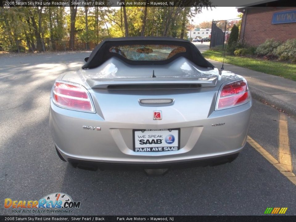 2008 Saturn Sky Red Line Roadster Silver Pearl / Black Photo #3
