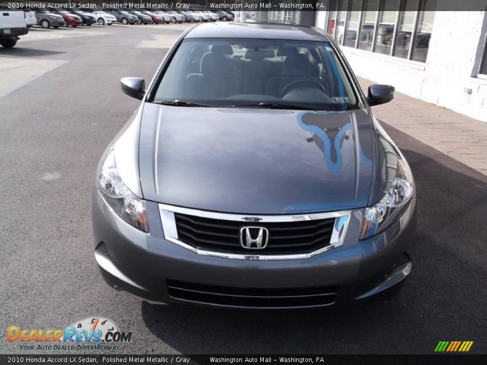 2010 Honda Accord LX Sedan Polished Metal Metallic / Gray Photo #3