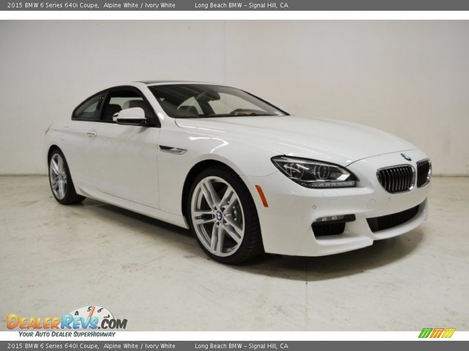 Front 3/4 View of 2015 BMW 6 Series 640i Coupe Photo #2