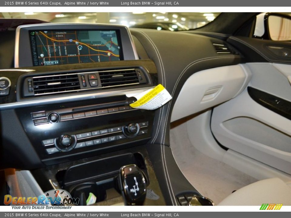 2015 BMW 6 Series 640i Coupe Alpine White / Ivory White Photo #6