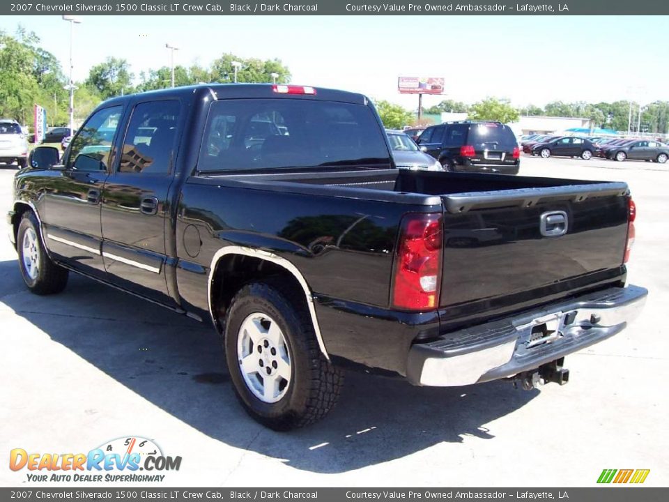 2007 Chevrolet Silverado 1500 Classic LT Crew Cab Black / Dark Charcoal Photo #3