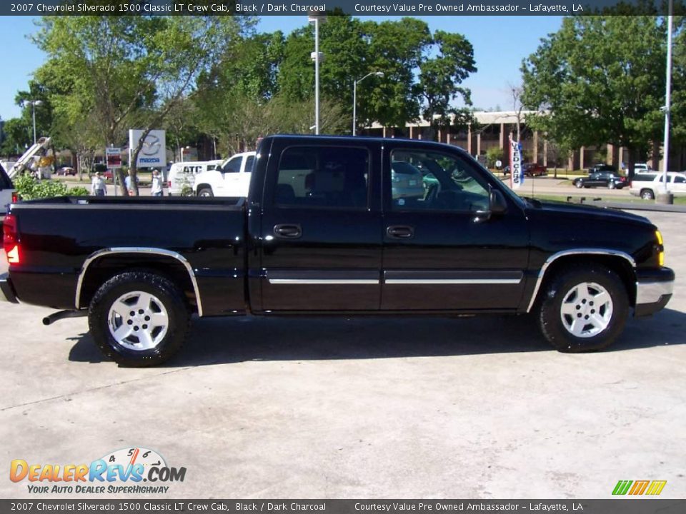2007 Chevrolet Silverado 1500 Classic LT Crew Cab Black / Dark Charcoal Photo #5