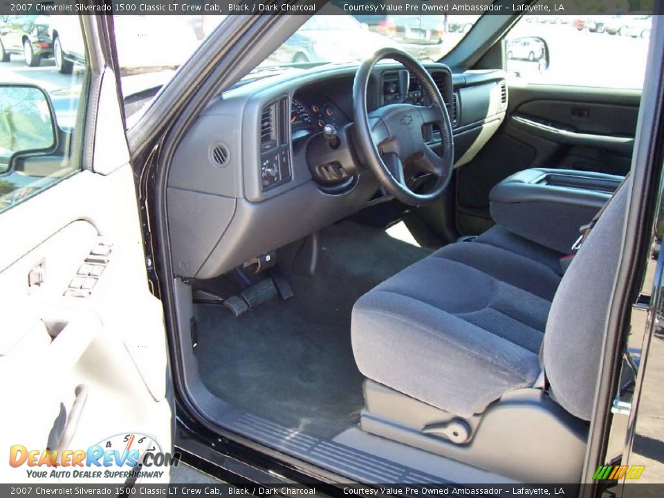 2007 Chevrolet Silverado 1500 Classic LT Crew Cab Black / Dark Charcoal Photo #6