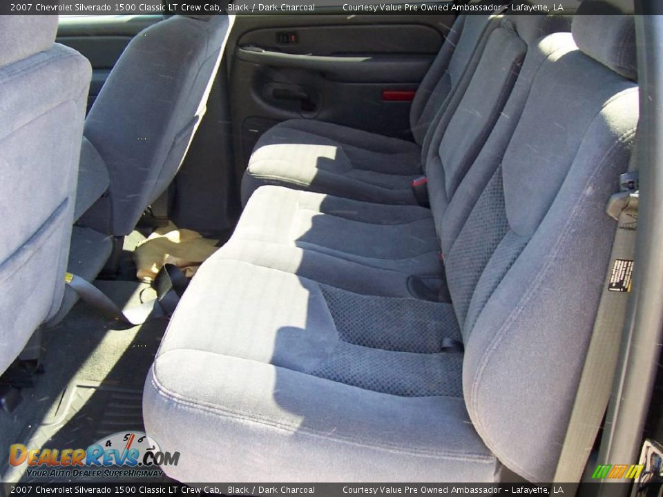 2007 Chevrolet Silverado 1500 Classic LT Crew Cab Black / Dark Charcoal Photo #7