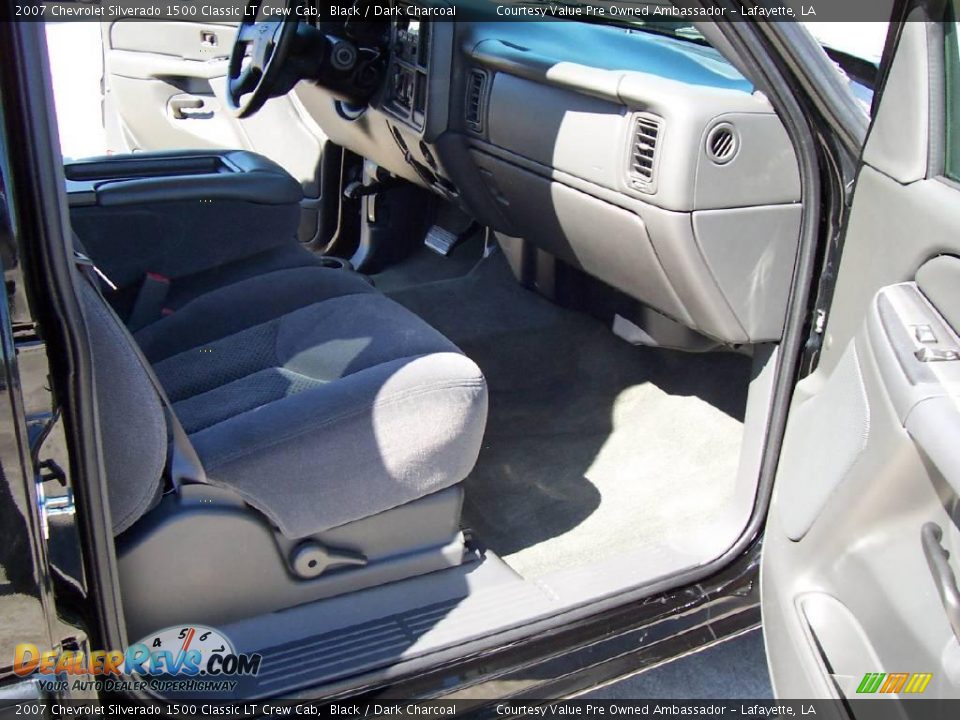 2007 Chevrolet Silverado 1500 Classic LT Crew Cab Black / Dark Charcoal Photo #8