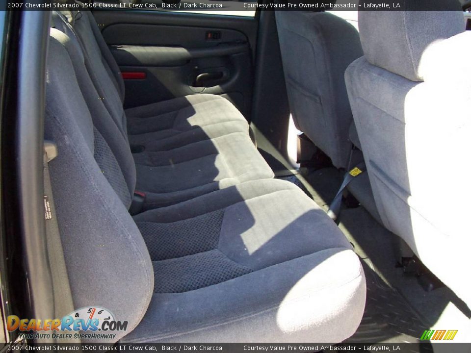 2007 Chevrolet Silverado 1500 Classic LT Crew Cab Black / Dark Charcoal Photo #9