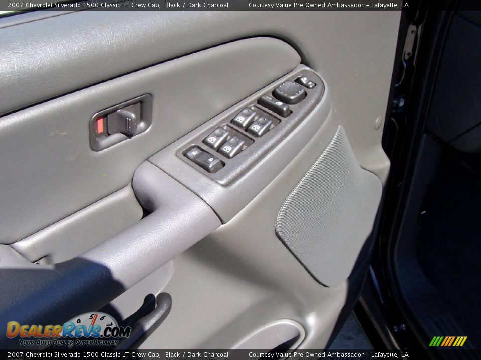 2007 Chevrolet Silverado 1500 Classic LT Crew Cab Black / Dark Charcoal Photo #10