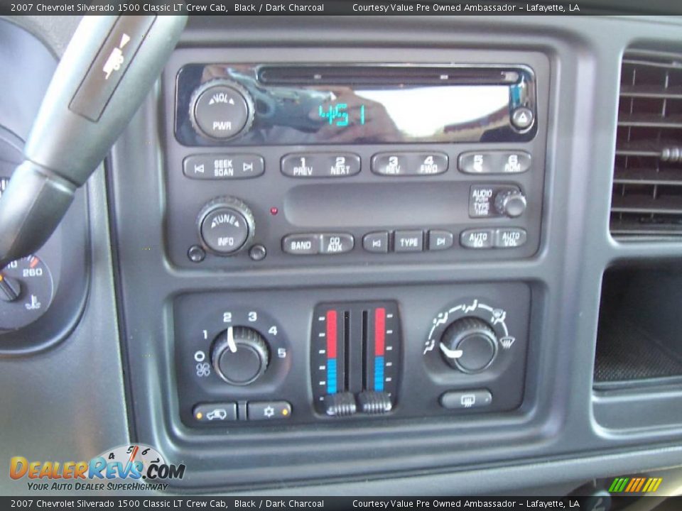2007 Chevrolet Silverado 1500 Classic LT Crew Cab Black / Dark Charcoal Photo #12