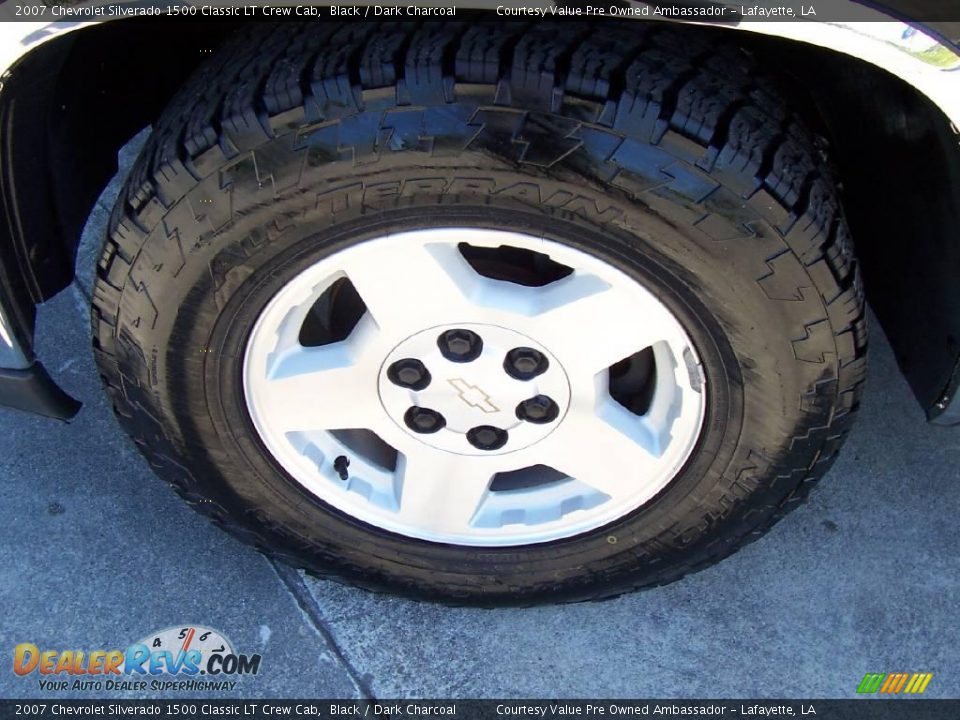 2007 Chevrolet Silverado 1500 Classic LT Crew Cab Black / Dark Charcoal Photo #13