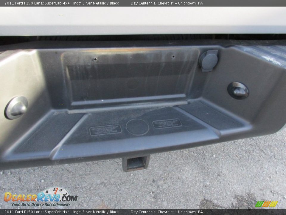 2011 Ford F150 Lariat SuperCab 4x4 Ingot Silver Metallic / Black Photo #5
