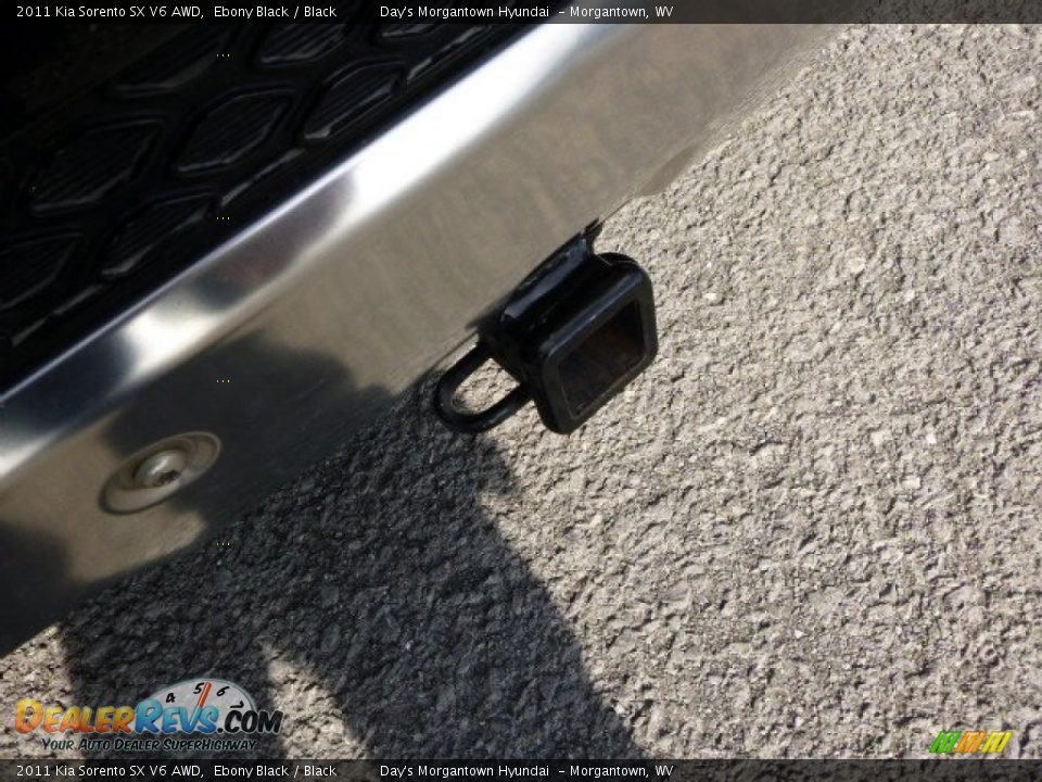 2011 Kia Sorento SX V6 AWD Ebony Black / Black Photo #6